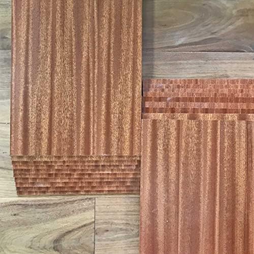 1/8" x 12" x 12" Quarter Sawn Sapele Cedar Plywood - Perfect Laser Cutting/Engraving - Cherokee Wood Products (16pcs)