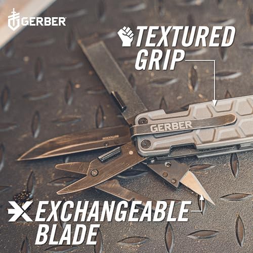 Gerber Gear Lockdown Pry 10-in-1 Multitool EDC Pocket Knife with Pry Bar for Survival, Hunting and Fishing, Gifts for Men