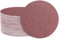 HARFINGTON 50 Pcs 3 Inch Sanding Discs 40 Grit Red Aluminum Oxide