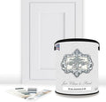 ALL-IN-ONE Paint by Heirloom Traditions, Colosseum (White with Soft Gray Undertones), Gallon - Durable cabinet and furniture paint. Built in primer and top coat, no sanding needed. Includes our 30