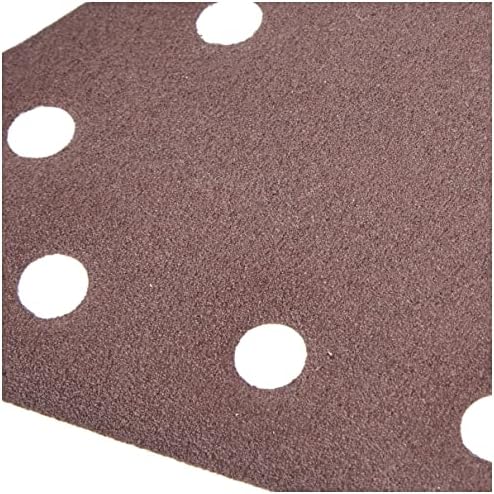 WEN 6377SP80 80-Grit Hook & Loop 11-1/4-Inch Triangle Drywall Sander Sandpaper, 30 Pack