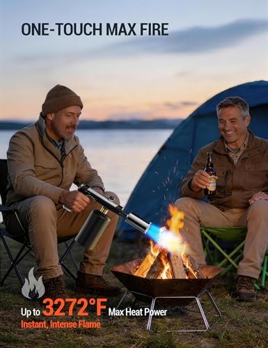 ThermoMaven Propane Torch Gun, One-Touch Max Fire Flame Thrower
