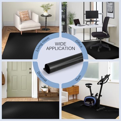 40” x 50” Waterproof Chair Mat for Hardwood, Office Chair Mat for Rolling Chair, Desk Mat for Hardwood Floor, Floor Mat for Home Office, Anti-Slip PVC Floor Protector for Gaming Room