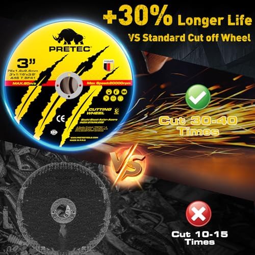 3 Inch Cut Off Wheels, 28 Pack Metal and Stainless Steel Cutting Wheel