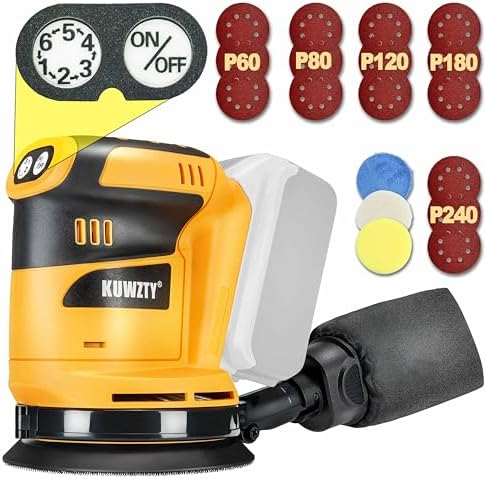 Brushless Random Orbital Sander for DEWALT 20v Battery(No Battery)