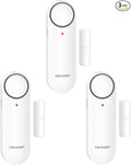 TECKNET Door Alarms When Opened, Window Door Alarm for Kids Safety, 2-in-1 Alarm & Chime, Door Sensor for Home Security, 3-Level Volume Control, Window Alarms for Garages, Apartment, 3Pcs