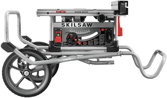 SKIL 10 Inch Heavy Duty Worm Drive Table Saw with Stand - SPT99-11