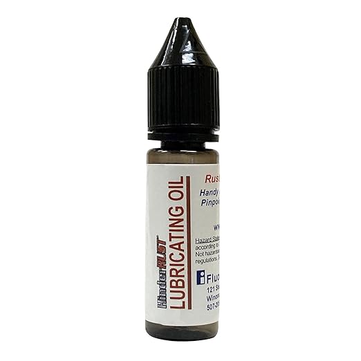 Rust-Stopping Lubricating Oil 16.5 mL (.557 fl oz) Dropper tip Bottle