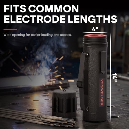 YESWELDER E6011 E7018 Welding Rods with Tube Black