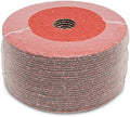 Benchmark Abrasives 5 Inch Sanding Discs Ceramic Resin Fiber Grinding Disc for Grinding, Stripping on Wood, Fiberglass, Steel, Metal, 7/8" Arbor Angle Grinder Sanding Disc, 25 Pack - 36 Grit