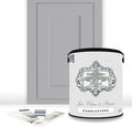 ALL-IN-ONE Paint by Heirloom Traditions, Cobblestone (Gray with subtle Blue Undertones), Gallon - Durable cabinet and furniture paint. Built in primer and top coat, no sanding needed. Includes our 30