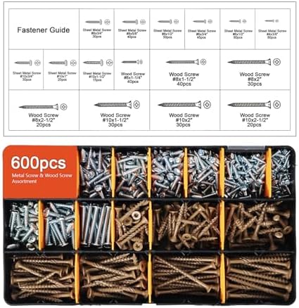 3000-Piece Hardware Assortment Kit