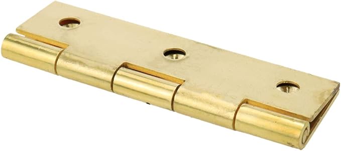3 Inch Solid Brass Butt Hinges 4Pcs, Narrow Cabinet Door Hinges with Screws for Furniture, Cupboard, Closet, Dresser, Wooden Box, Jewelry Box