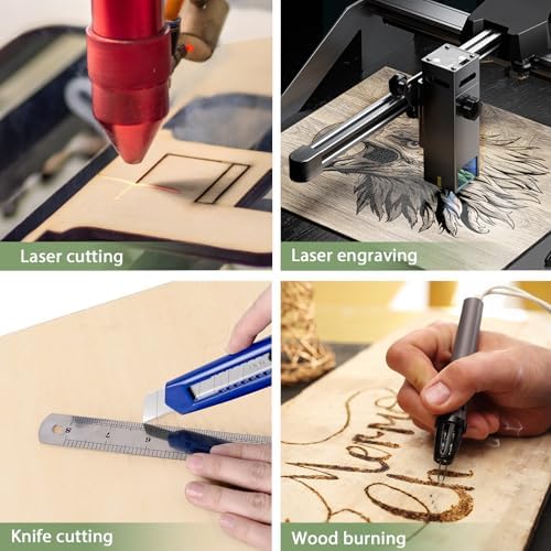10 Pack Basswood Sheets 1/8x12x24 Inch, Unfinished Wood for Crafts, 3mm Basswood for Laser Cutting & Engraving, Wood Burining,Architectural Models, Wood Board for Painting.