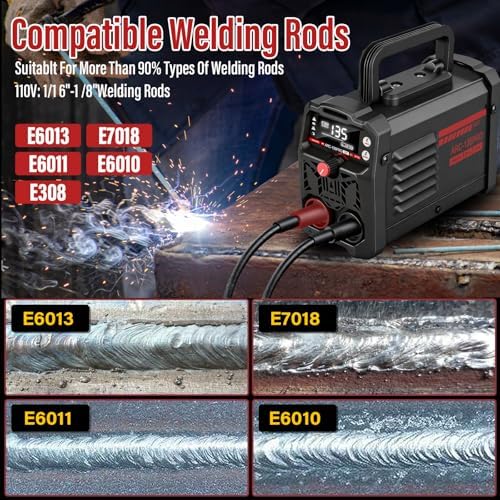 MMA-135PRO Stick Welder 110V, Lift TIG 2-in-1 Mini Welder for DIY