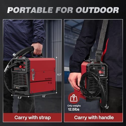 ARCCAPTAIN 160A MIG Welder 110V 220V Gasless Gas MIG Stick Lift TIG Welding