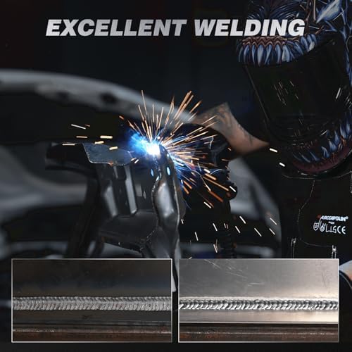 ARCCAPTAIN MIG165 Pro MIG Welder Machine 165A 120V 240V 6-in-1 Multiprocess