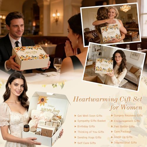 Gift Box for Women Get Well Gift, Thinking of You Thank You Gift for Women