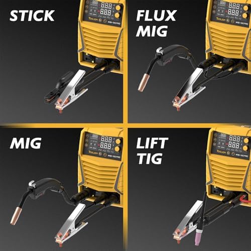 TOOLIOM 180A 110/220V 4-in-1 MIG Welder Kit with Lift TIG torch