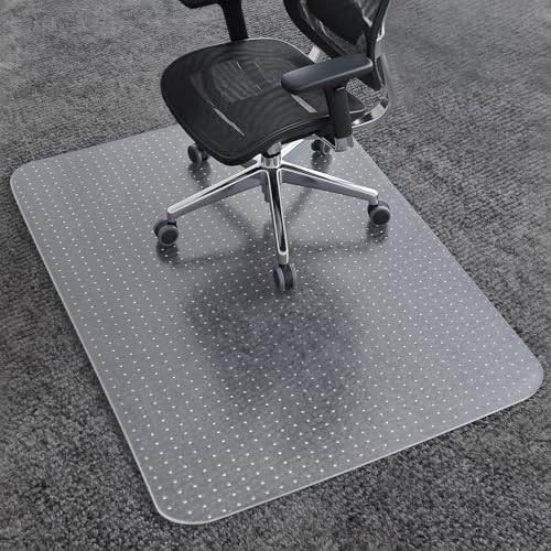 AiBOB Office Chair Mat for Carpet, 36" x 48" Clear Design for Gaming