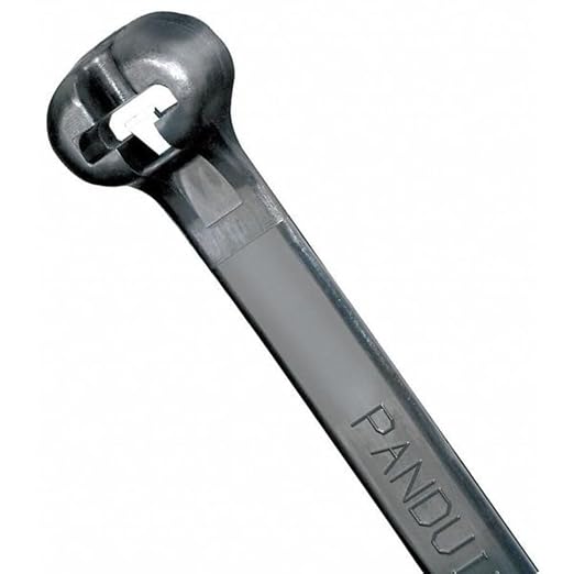 Cable Tie, 15 in L, 4 in Max Bundle Dia., Black, Nylon 6/6, 120 lb Strength, 250 PK - 1 Each