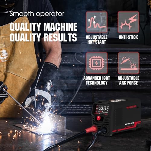 YESWELDER 125Amp Mini Stick Welder ARC Welding Machine with Lift TIG Torch