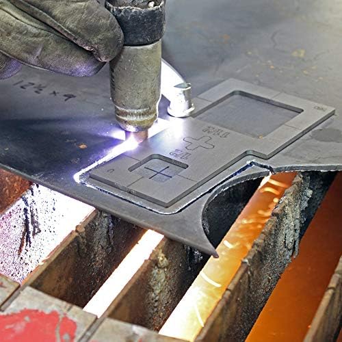Plasma Stencil - Square Cutter Guide - 5 pc. Kit - .580"