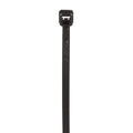 Panduit PLT2M-M0 Pan-Ty Standard Locking 8" Cable Tie, Curved Tip for Easy Threading, Indoor/Outdoor, UV/Weather-Resistant Nylon 6.6, 18 Lb. Tensile Strength, Cord Management, Black (Pack of 1000)