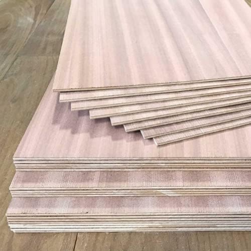 1/8" x 12" x 24" Quarter Sawn Sapele Plywood - Perfect Laser Cutting - Engraving - Cherokee Wood Products (16)