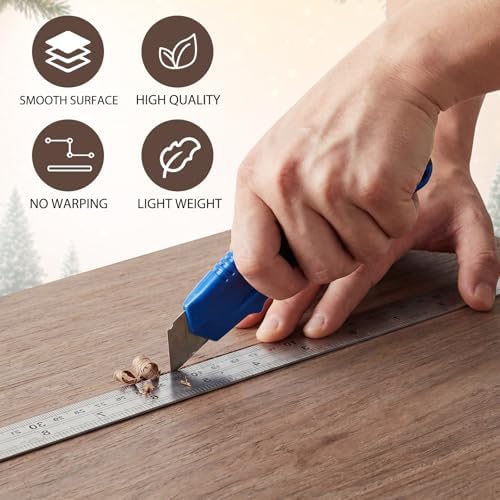 12 Pcs Walnut Color Wood Plywood Board for Laser Cutting, 18 x 12 Inch
