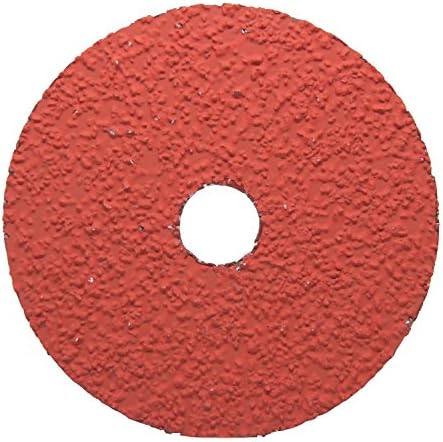 Benchmark Abrasives 5 Inch Sanding Discs Ceramic Resin Fiber Grinding Disc for Grinding, Stripping on Wood, Fiberglass, Steel, Metal, 7/8" Arbor Angle Grinder Sanding Disc, 25 Pack - 80 Grit