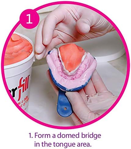 Dental Creations Wonderfill Tongue and Void Filler – Pre-Mixed Dental Model Tongue Filler – Model Putty - 1.13 kg Tub