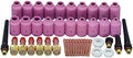 RIVERWELD TIG Gas Lens Collets Bodies 45V 10N Ceramic Cups 54N kit 43pcs