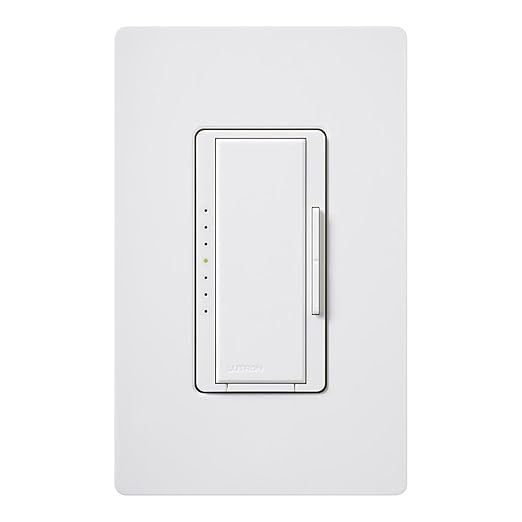 Lutron Maestro LED+ Dimmer Switch for Dimmable LED, Halogen and Incandescent Bulbs, 150W/Single-Pole or Multi-Location, MACL-153M-WH, White (8-Pack)