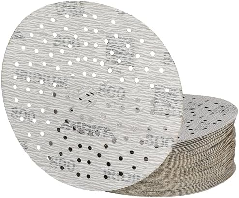 Mirka Iridium 6 Inch 800 Grit Premium Ceramic Blend Sanding Discs, 50 Pack