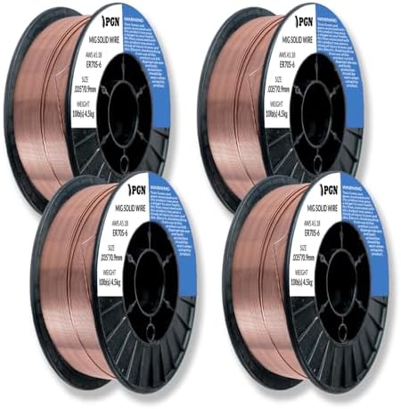 PGN ER70S-6 .035" (4 Pack) Solid MIG Welding Wire - 10lb Spool