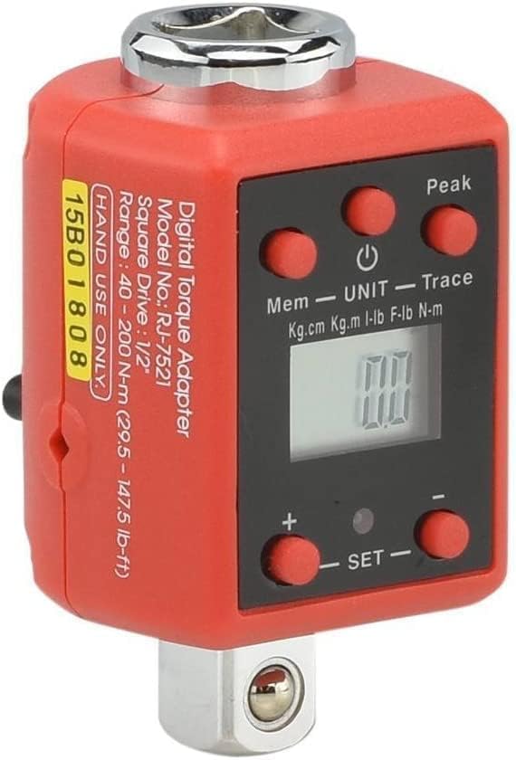 Neiko 20742A 100 lb Digital Torque Adapter, 15', 3/8" by Ridgerock Tools Inc.