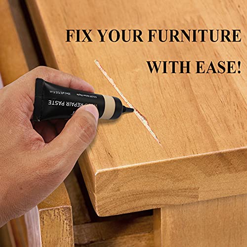 Boncart Wood Furniture Repair Kit Wood Filler-Repair Scratch, Cracks, Hole, Discoloration for Wooden Door, Floor, Table, Cabinet -Restore Any Wood, Cherry, Walnut