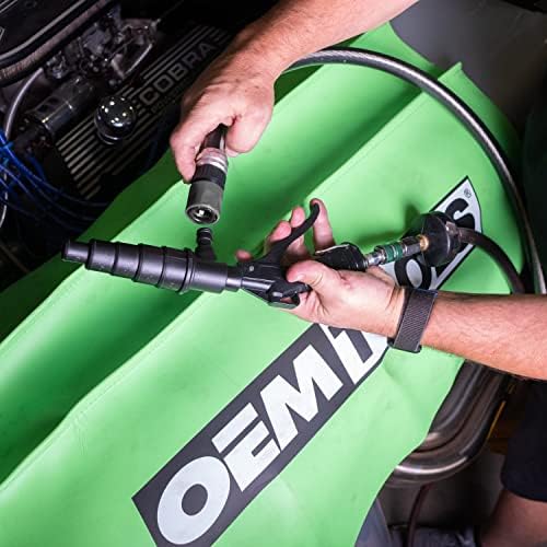 OEMTOOLS 24719 Coolant System Flush Gun, Lever-Action Coolant Flush Kit, Heater Core Flush Kit Features a Universal Nozzle, Lock-On Latch for Air Hoses