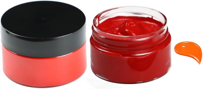 DGAGA Metallic Acrylic Paint,Metallic Red Paints,1.69 OZ/Jar,Chalk Paste Metallics,Metal Ink for Crafts Color-shifting Glass Paint,Blendable,Paints on Rocks,Wood,Canvas,Fabric,Ceramic