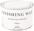 Jolie Finishing Wax - Protective topcoat Paint - Use on interior furniture, cabinets, walls, home decor and accessories - Odor-Free, Non-Hazardous - Clear - 500 ml