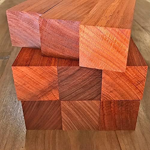 Padauk Wood Turning Blanks 2pc - 2" x 2" x 36"