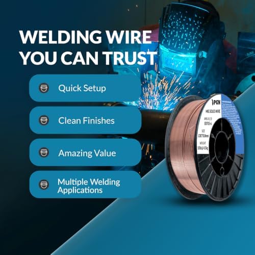 PGN ER70S-6 .030" (12 Pack) Solid MIG Welding Wire - 10lb Spool