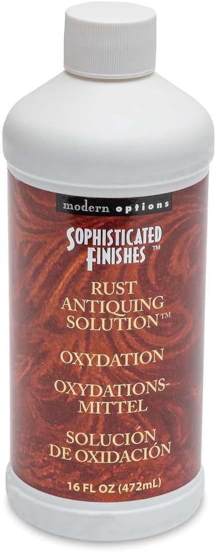 Modern Options Antiquing Solution 16 oz Bottle - Instant Rust
