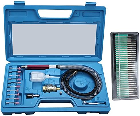 1/8" Pneumatic Micro Air Pencil Die Grinder Polishing Engraver Tool Kit