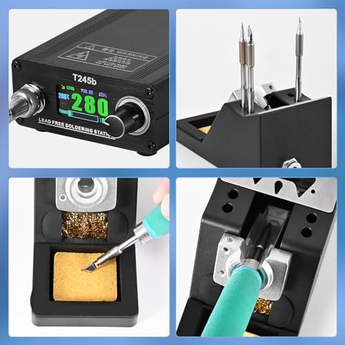 T245b 180W Precision Soldering Station, C245 Tips Micro Electronic Welding