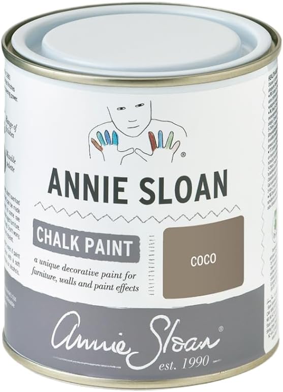 Annie Sloan Chalk Paint® (Coco, 500 ml/16.9 Fl Oz) a unique decorative paint for furniture, cabinets and home décor with no sanding or priming