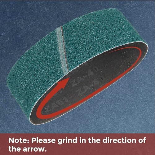 16 Pcs Sanding Belts, 4 x 24 Inch 40/60/80/120 Grit