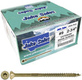 Jake Sales #9 x 2-3/4" Bronze Coated Multipurpose Wood Screw Torx/Star Drive Flat Head (Full Box ~2,000 Screws) Exterior Coated - ACQ Compatible Wood Screws