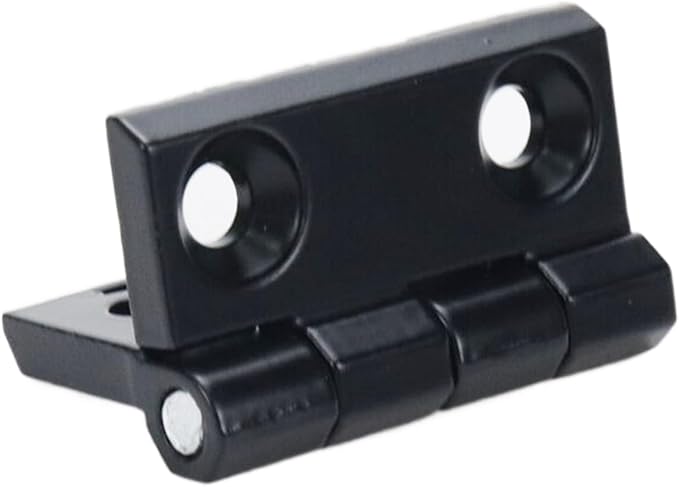 4 Pcs Metal Foldable Butt Hinge Zinc Alloy Ball Bearing Butt Hinge for Cabinet Door Closet,1.57×1.57 inch，Black